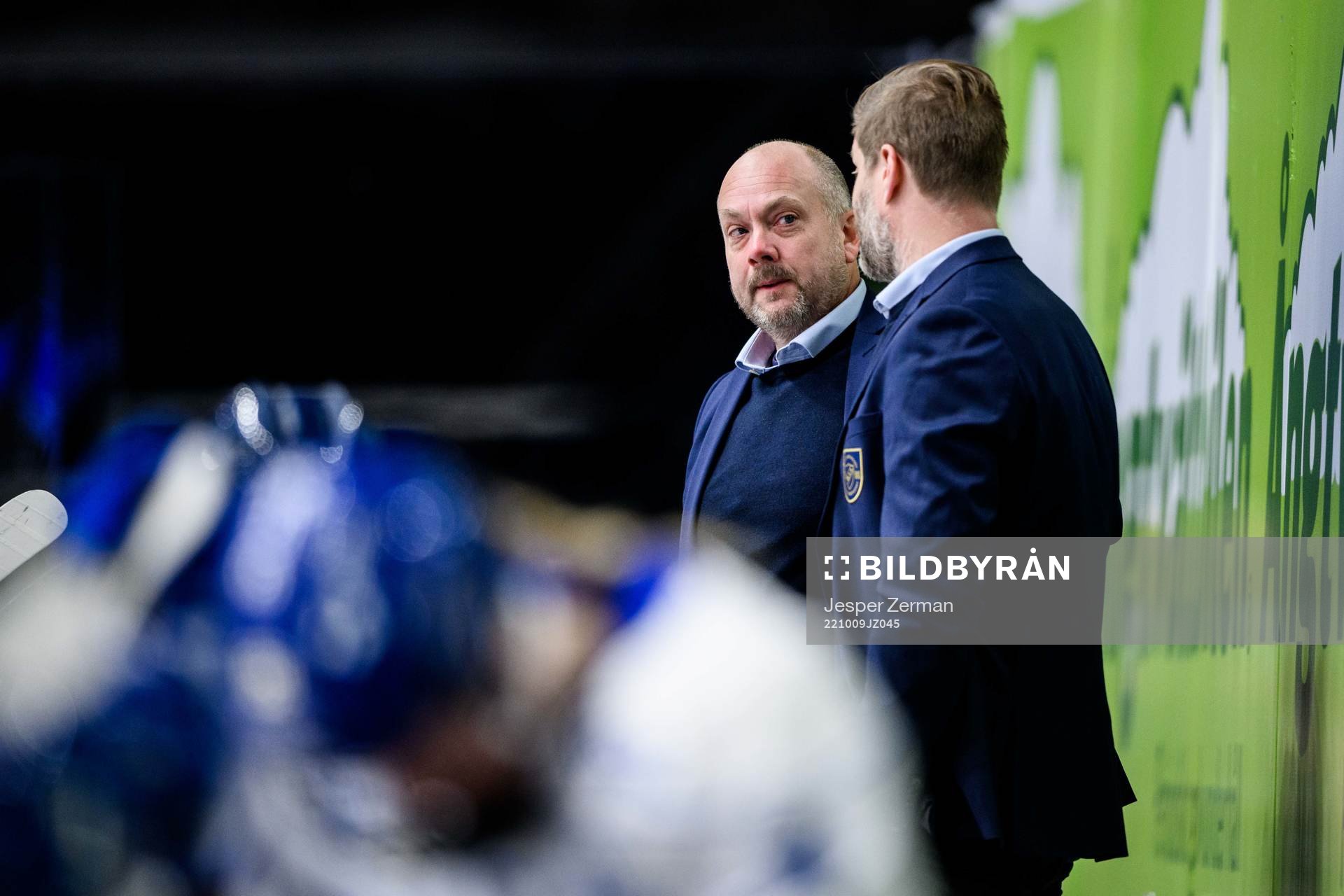 Djurgårdens tränare Rickard Hårdstam och assisterande