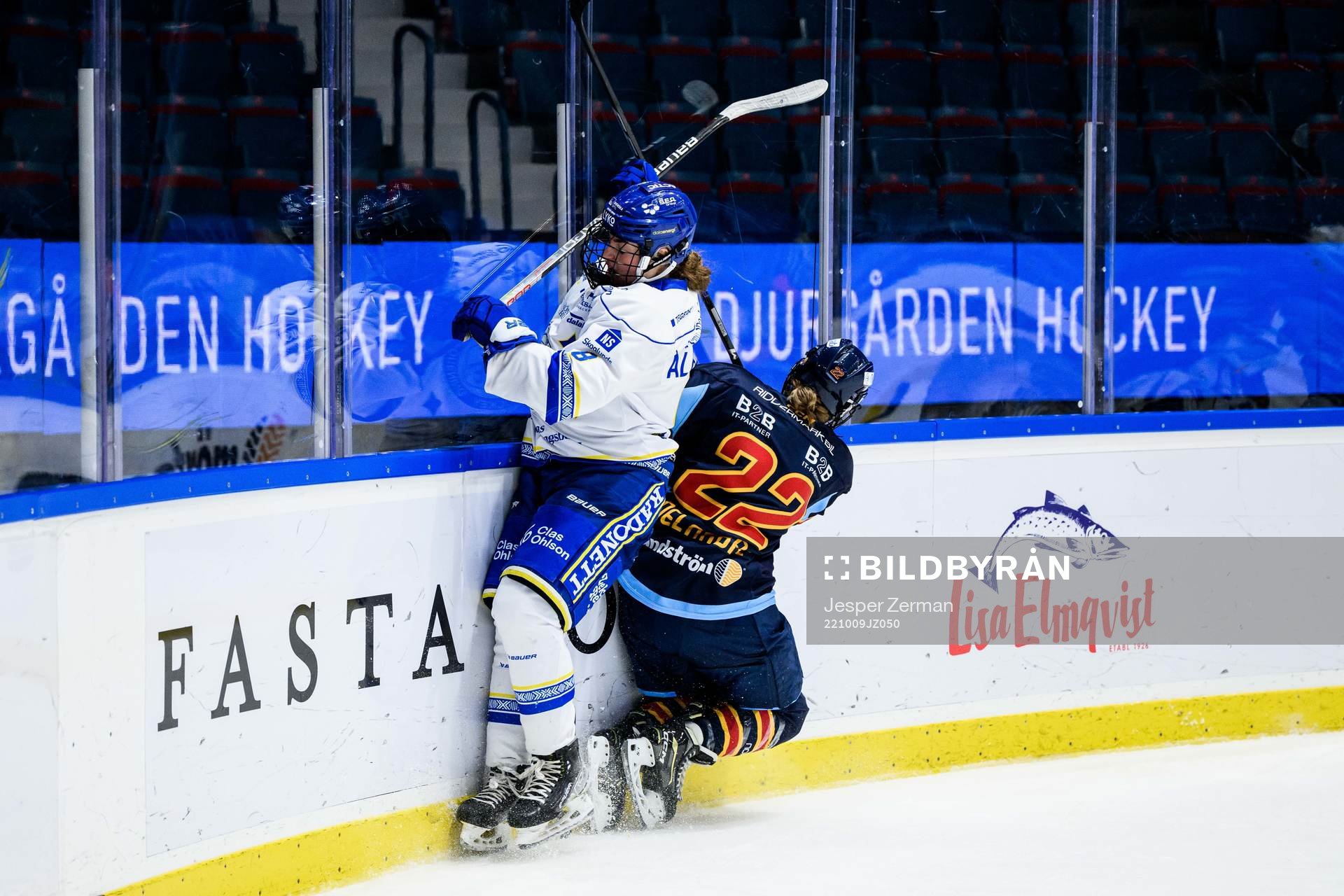 Leksands Ella Albinsson och Djurgårdens Marie Delarbre