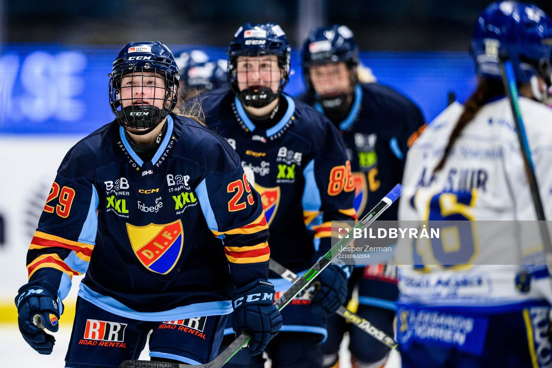 Djurgårdens Maria Lindberg jublar