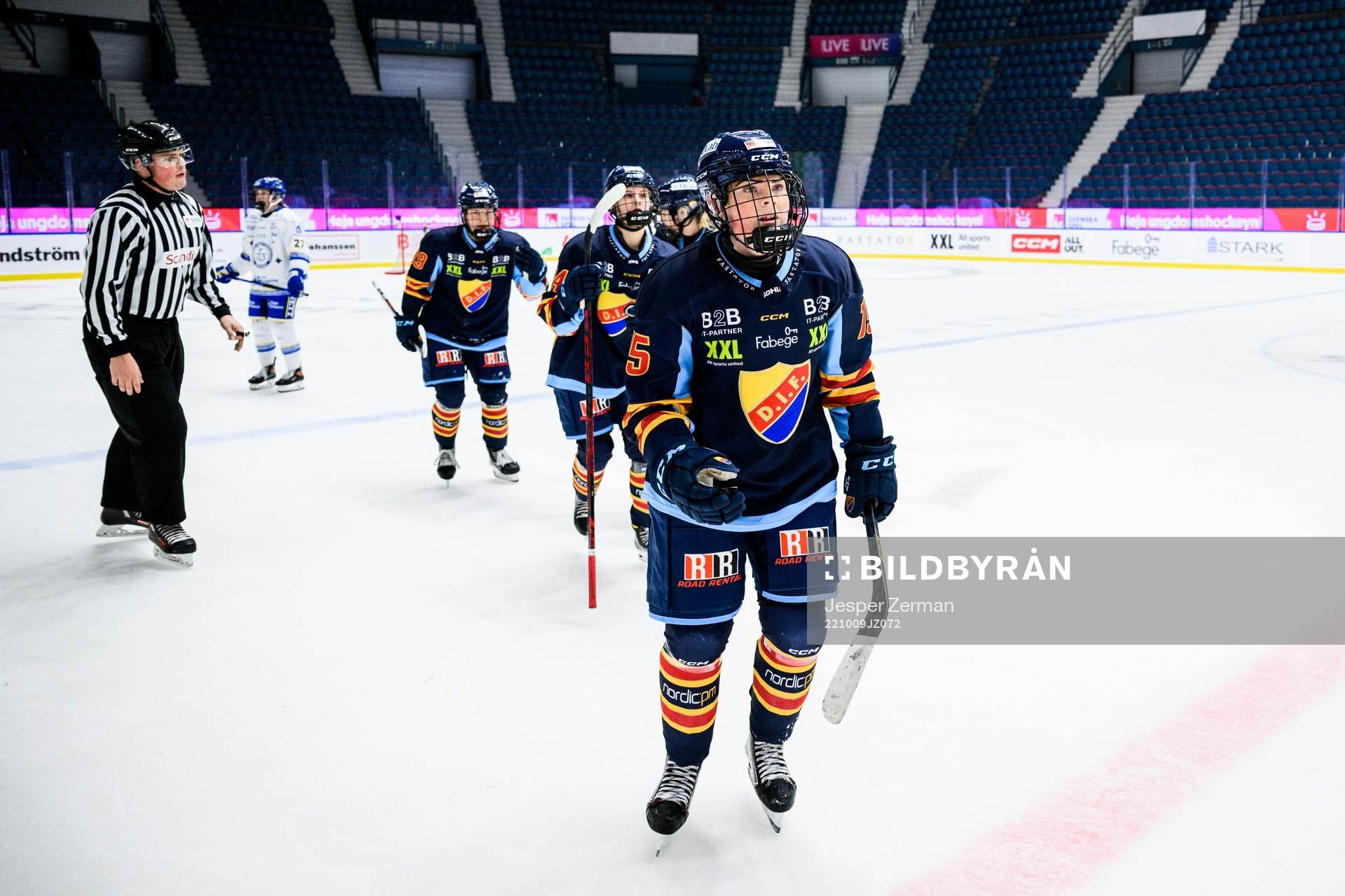 Djurgårdens Lova Blom jublar