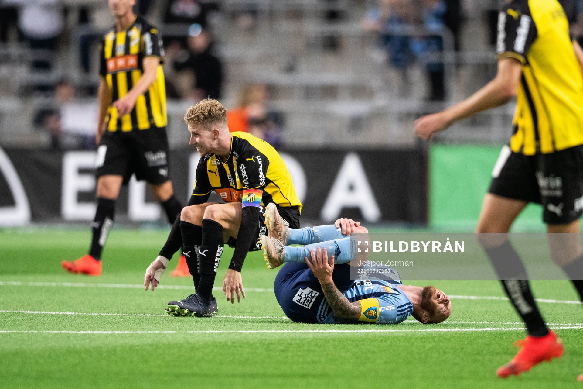 Djurgårdens Magnus Eriksson har ont