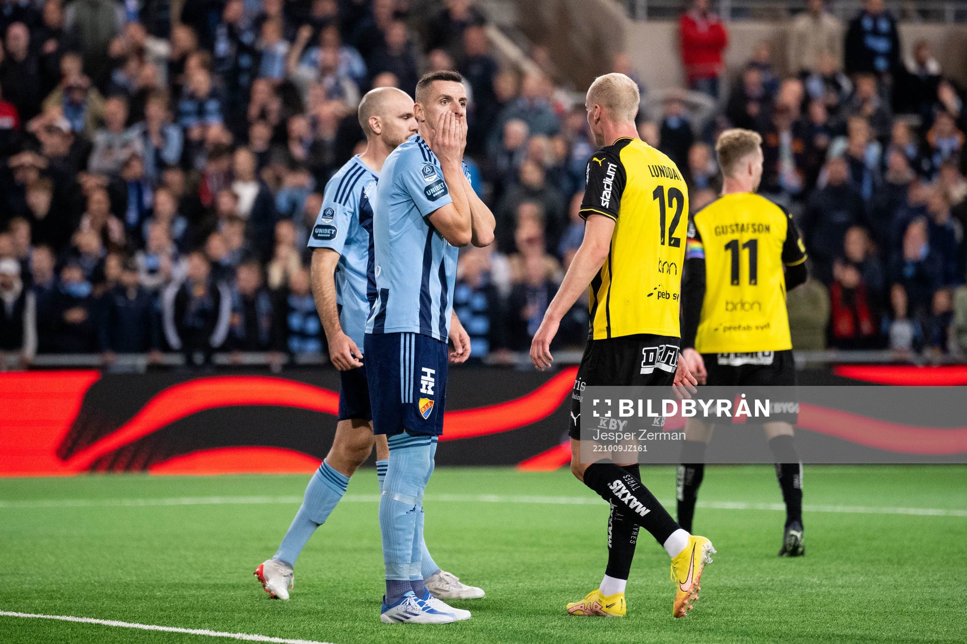 Djurgårdens Haris Radetinac deppar