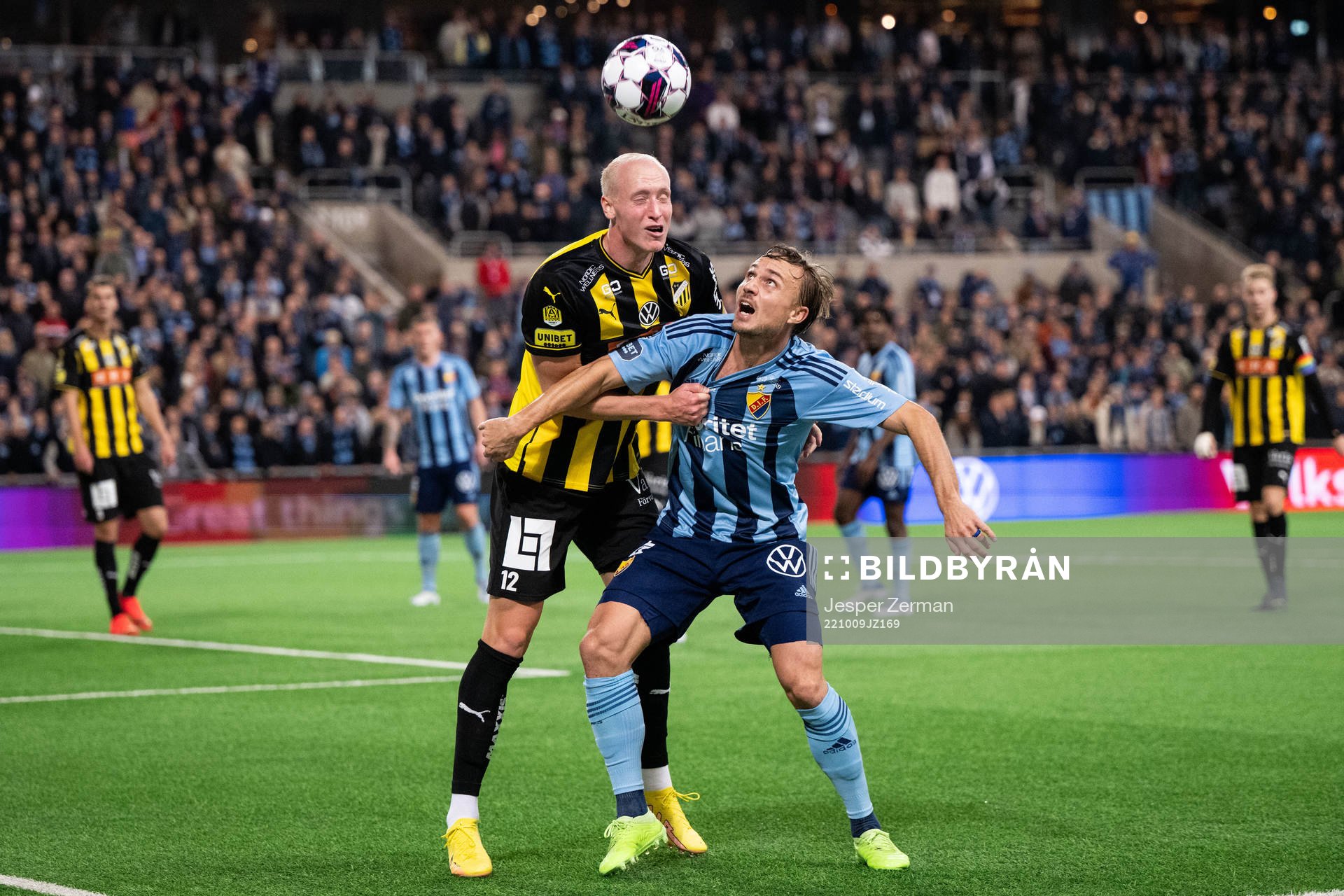 Häckens Valgeir Fridriksson och Djurgårdens Pierre