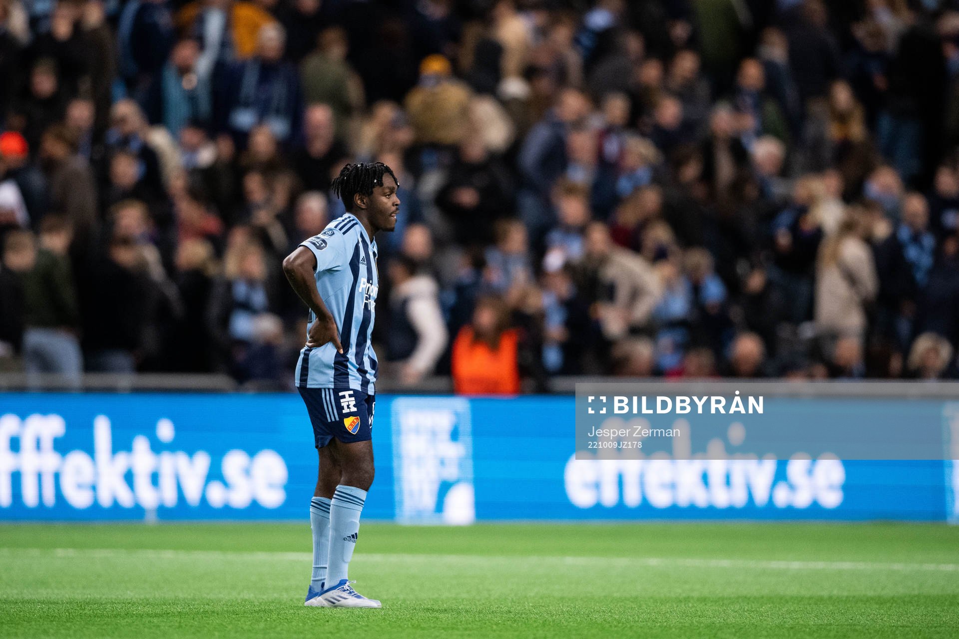 Djurgårdens Joel Asoro deppar