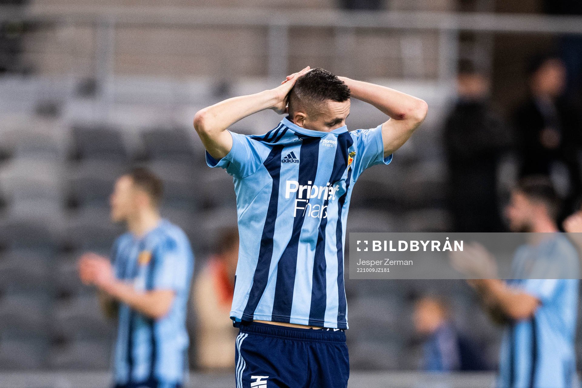 Djurgårdens Haris Radetinac deppar