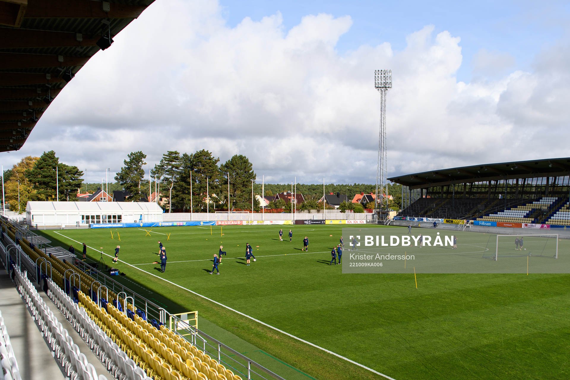 Vy över Falcon Alkoholfri Arena