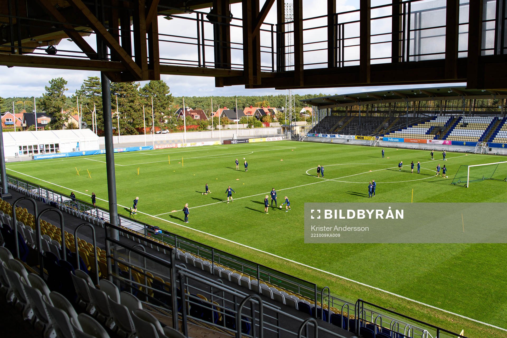 Vy över Falcon Alkoholfri Arena