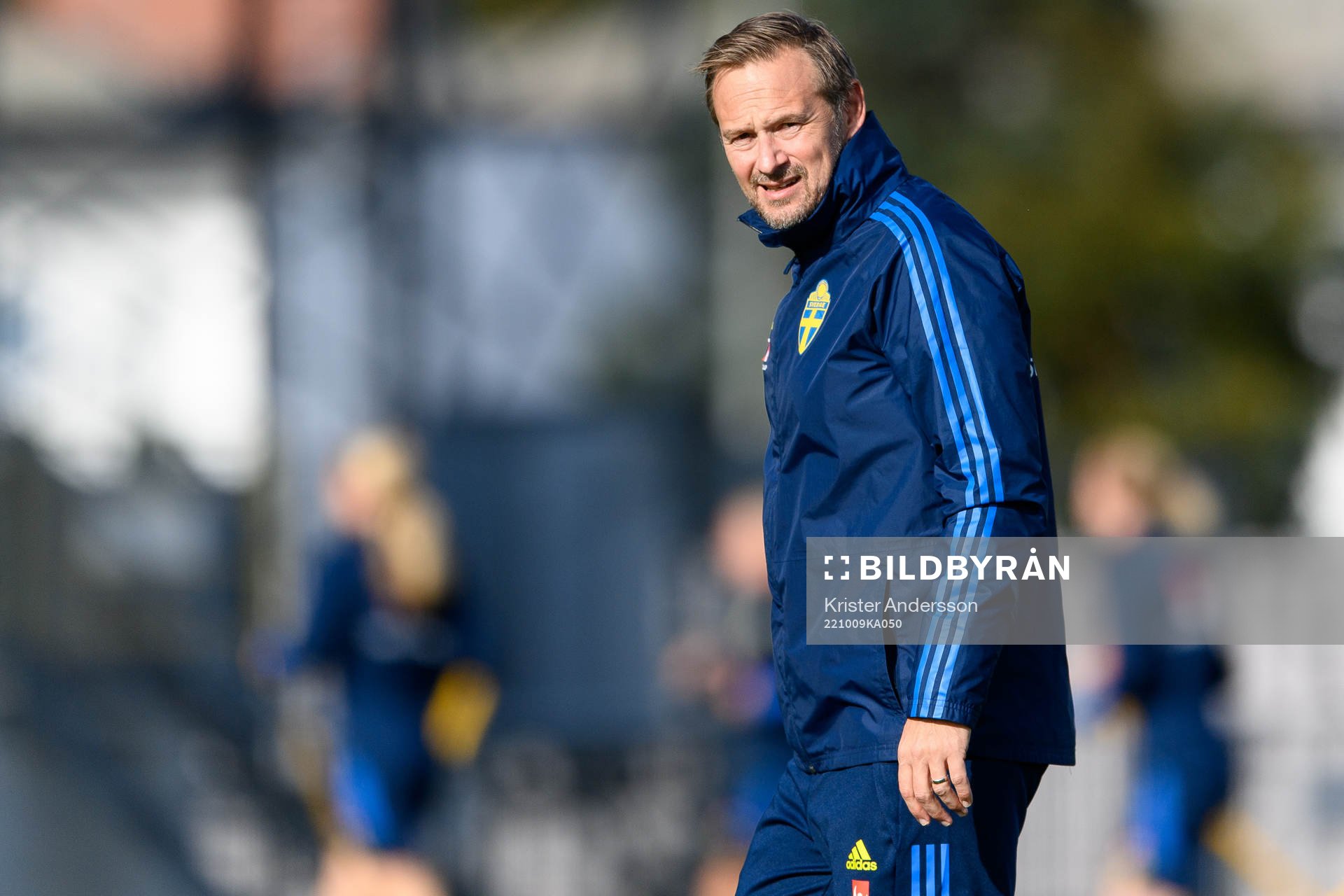 Sveriges förbundskapten Martin Qvarmans Möller