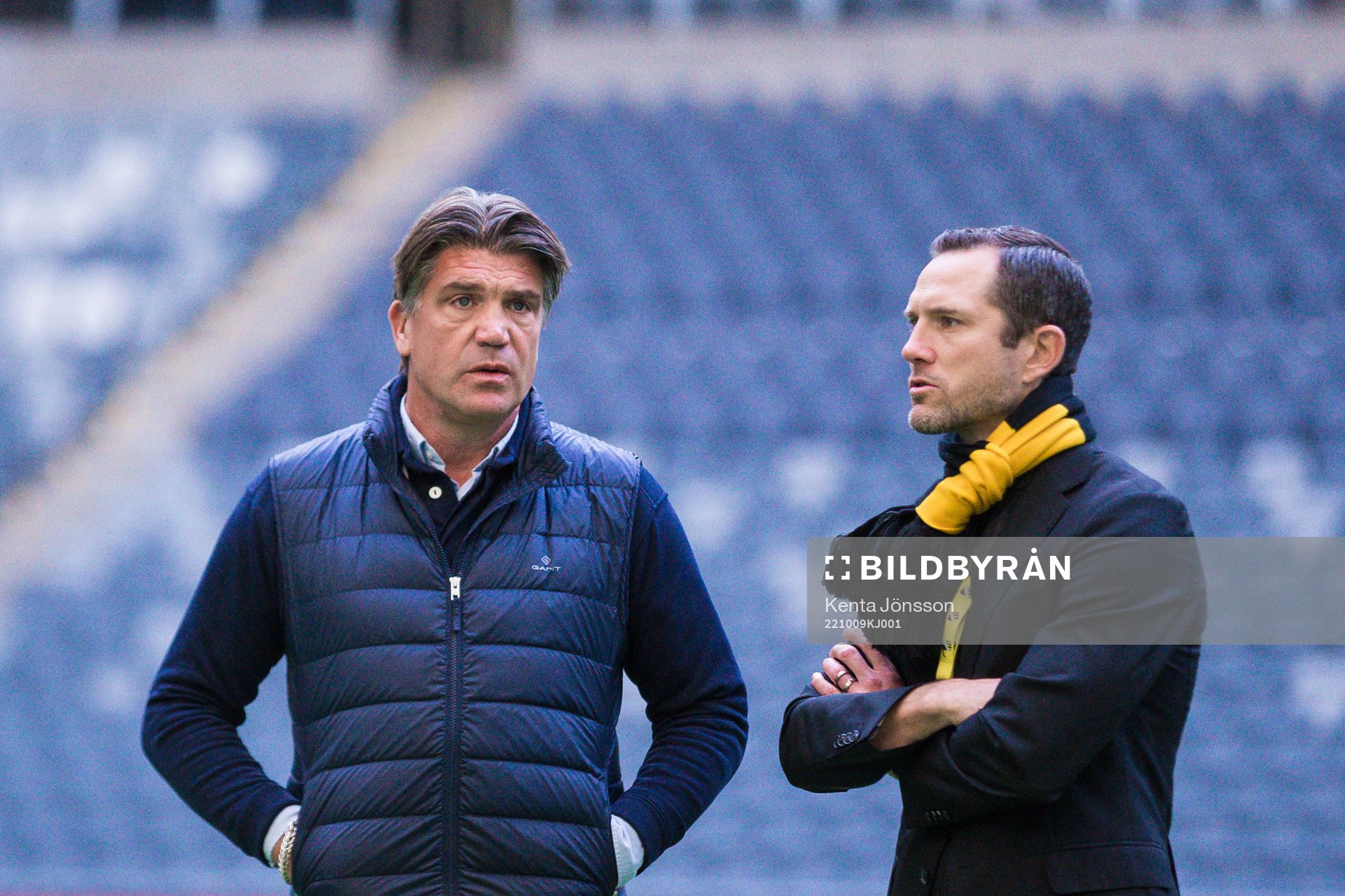 Djurgårdens sportchef Bosse Andersson och Häckens