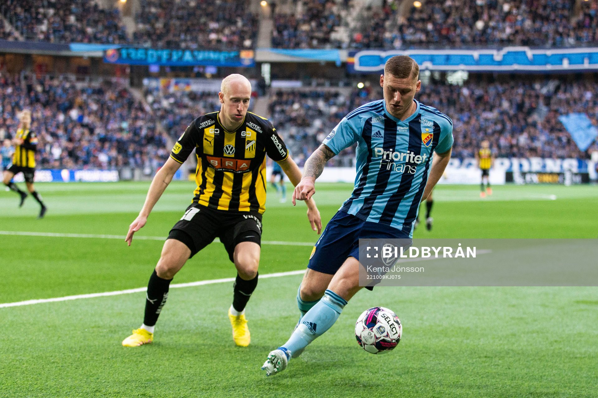Häckens Valgeir Fridriksson och Djurgårdens Victor