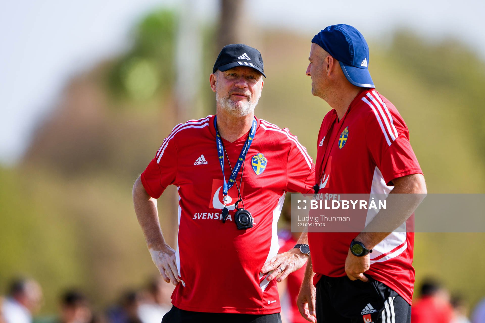 Head coach Peter Gerhardsson and assistant coach Magnus