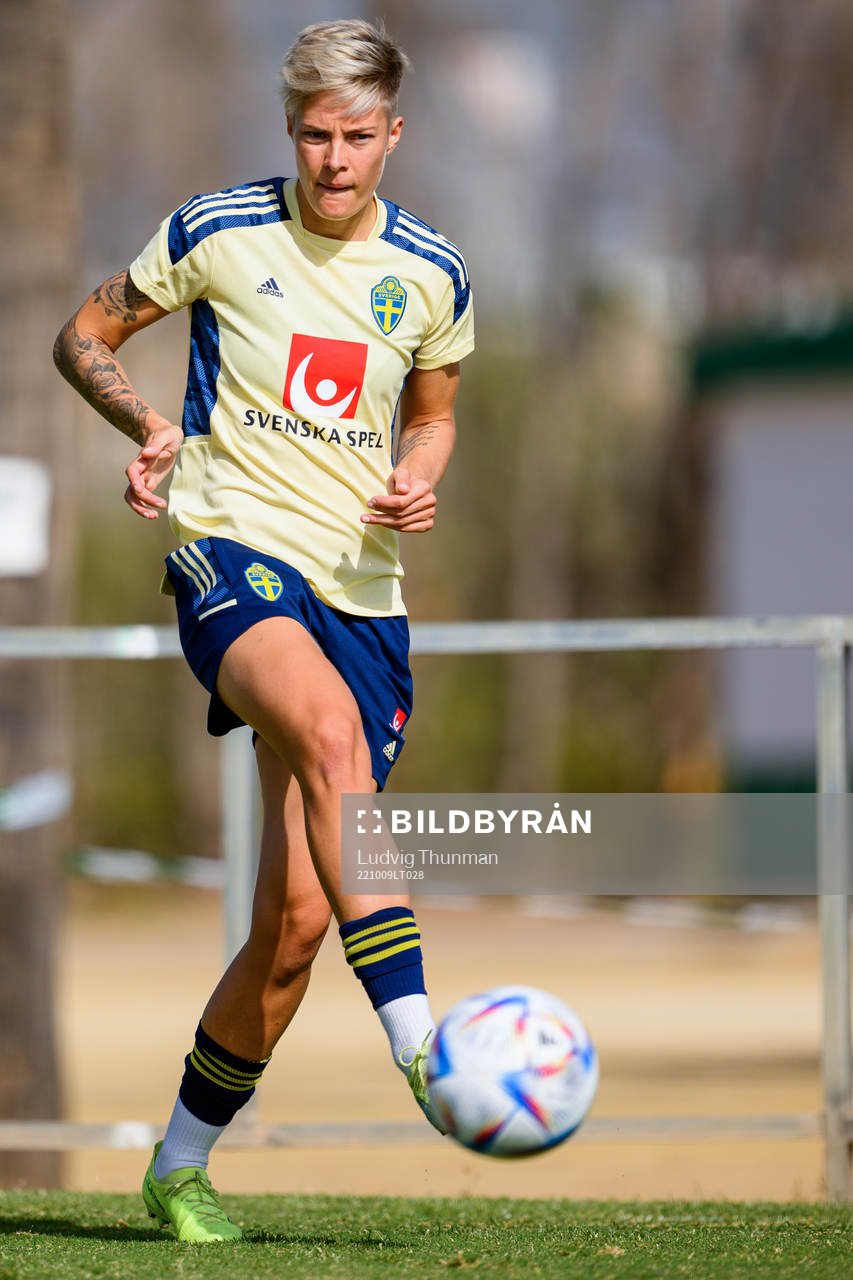 Amanda Nilden of the Swedish women's national football team
