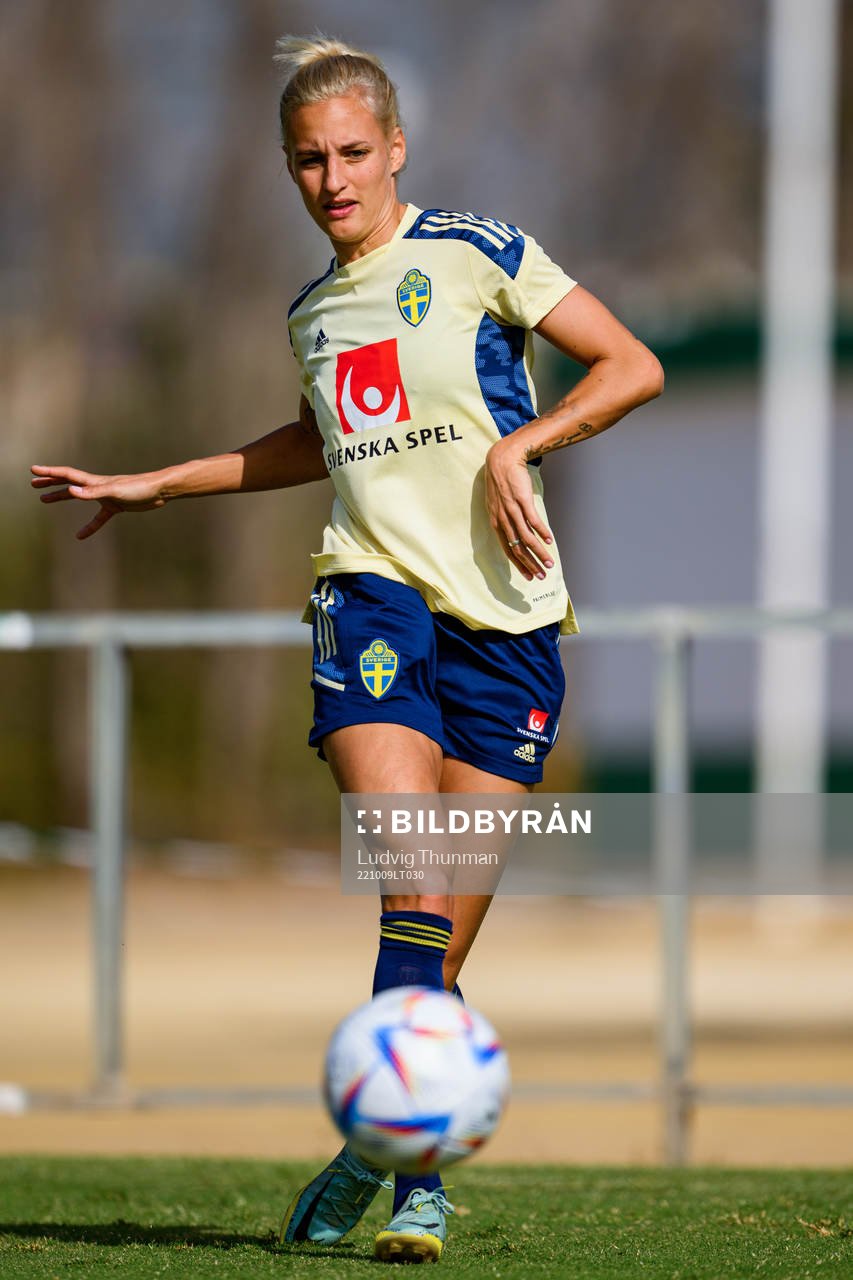 Nathalie Björn of the Swedish women's national football
