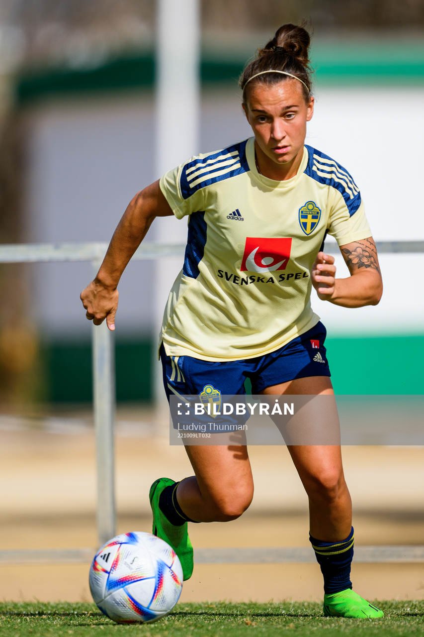 Julia Zigiotti Olme of the Swedish women's national