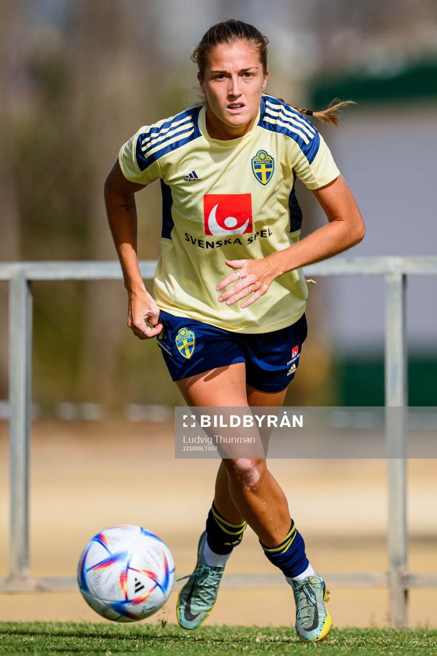 Filippa Angeldahl of the Swedish women's national football