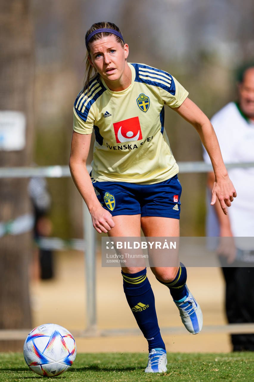 Olivia Schough of the Swedish women's national football