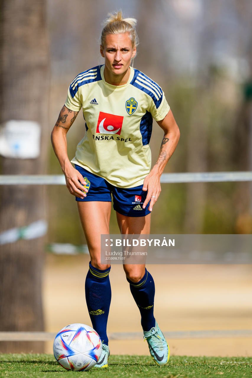 Nathalie Björn of the Swedish women's national football
