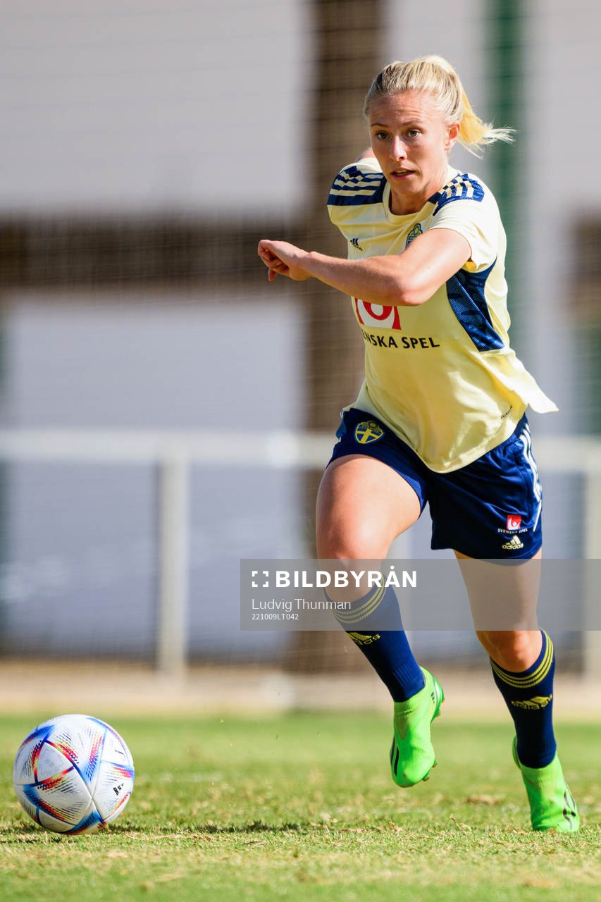 Rebecka Blomqvist of the Swedish women's national football