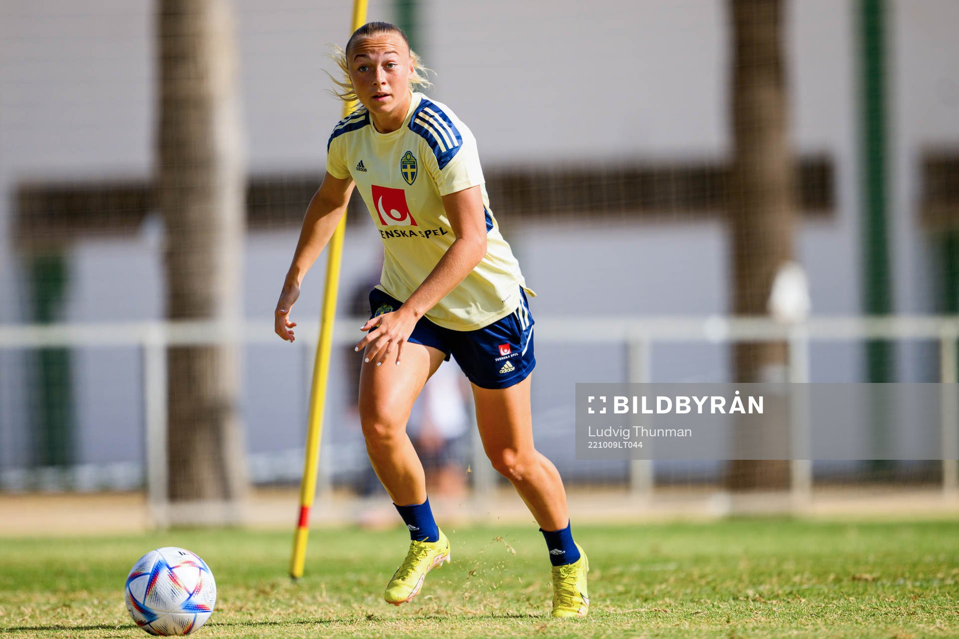 Hanna Bennison of the Swedish women's national football