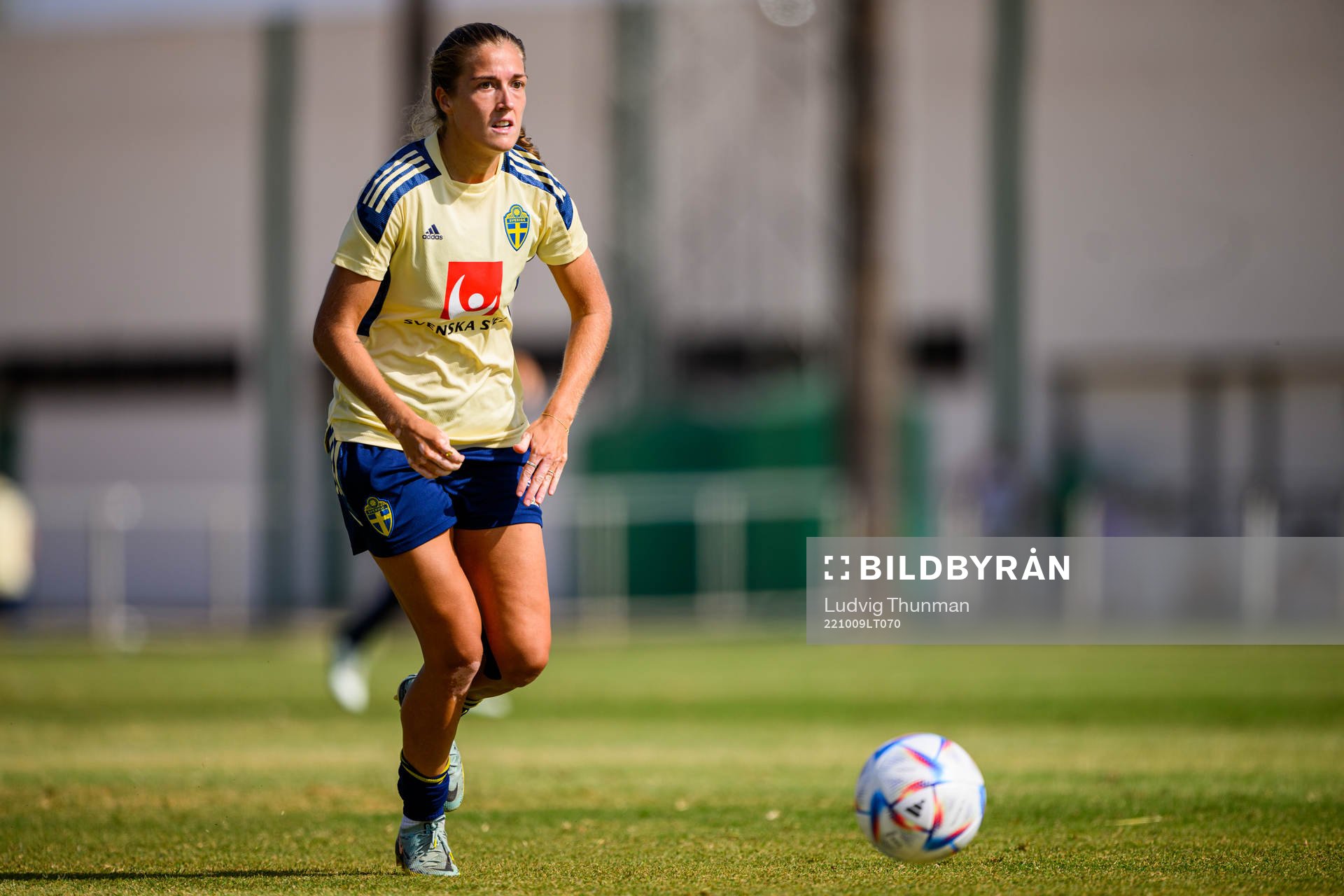 Filippa Angeldahl of the Swedish women's national football