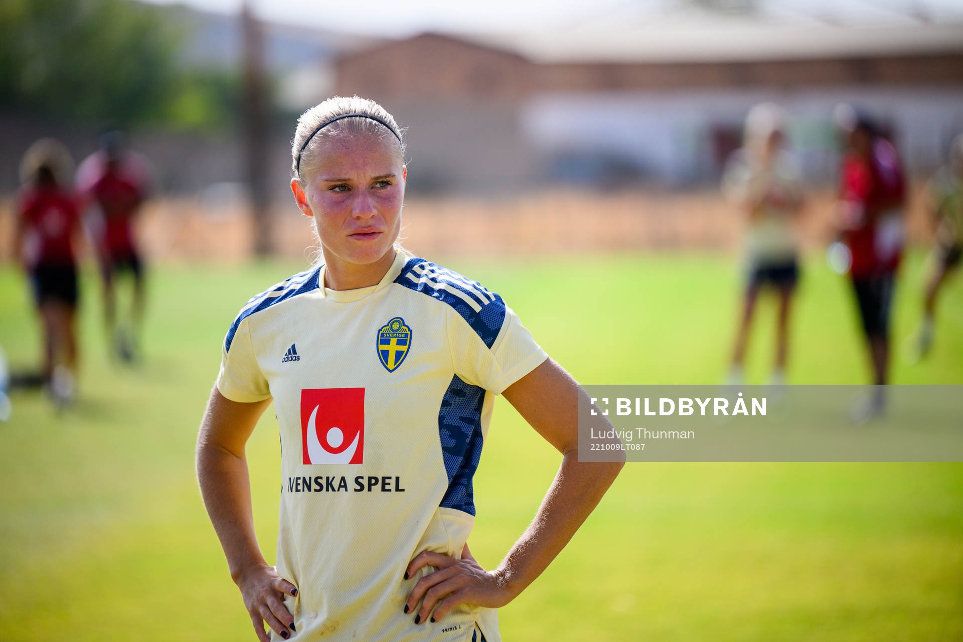 Stina Lennartsson of the Swedish women's national football