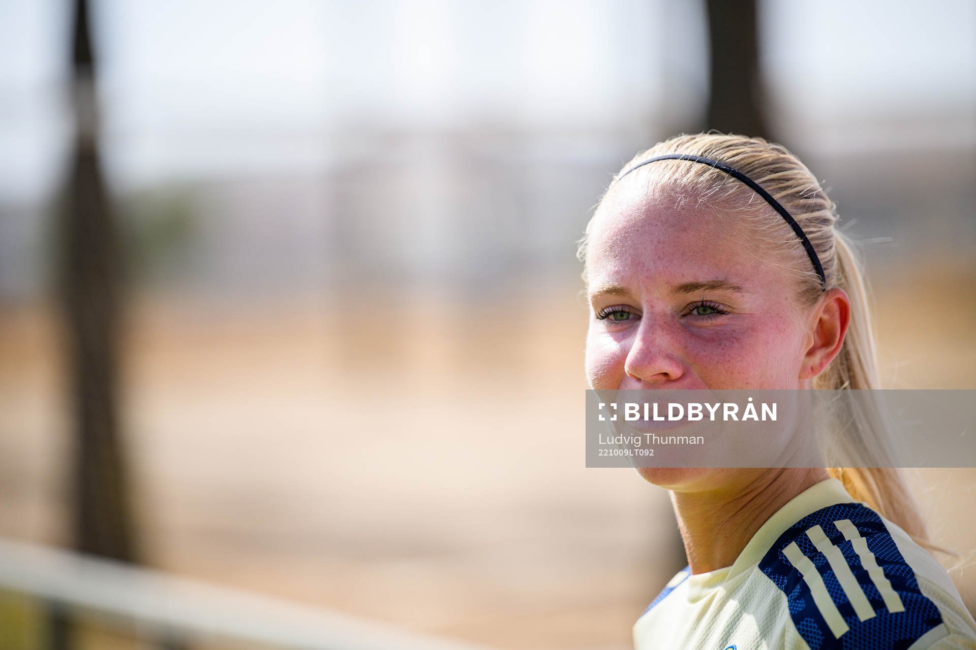 Stina Lennartsson of the Swedish women's national football