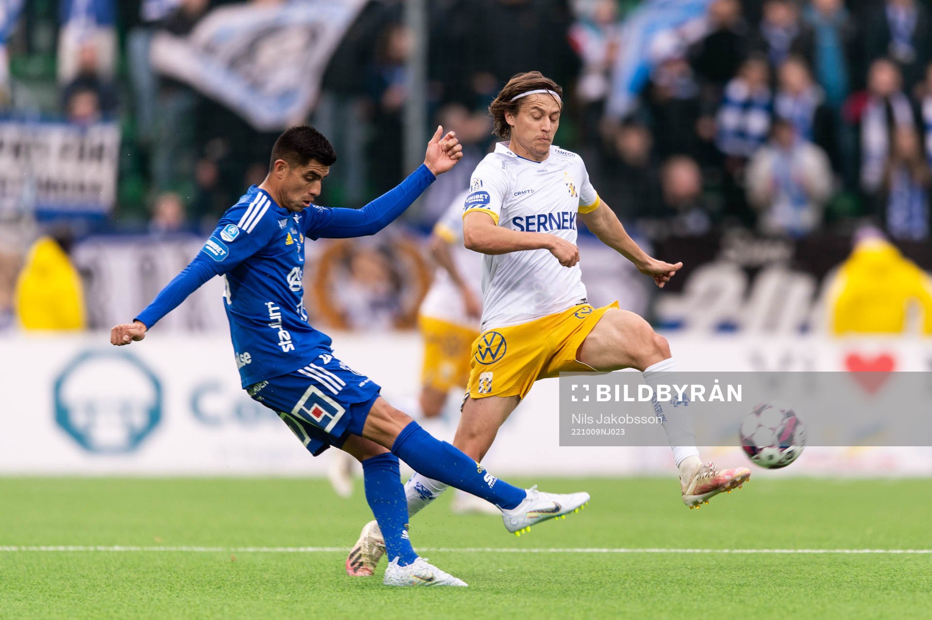 GIF Sundsvalls Joe Corona och IFK Göteborgs Simon Thern