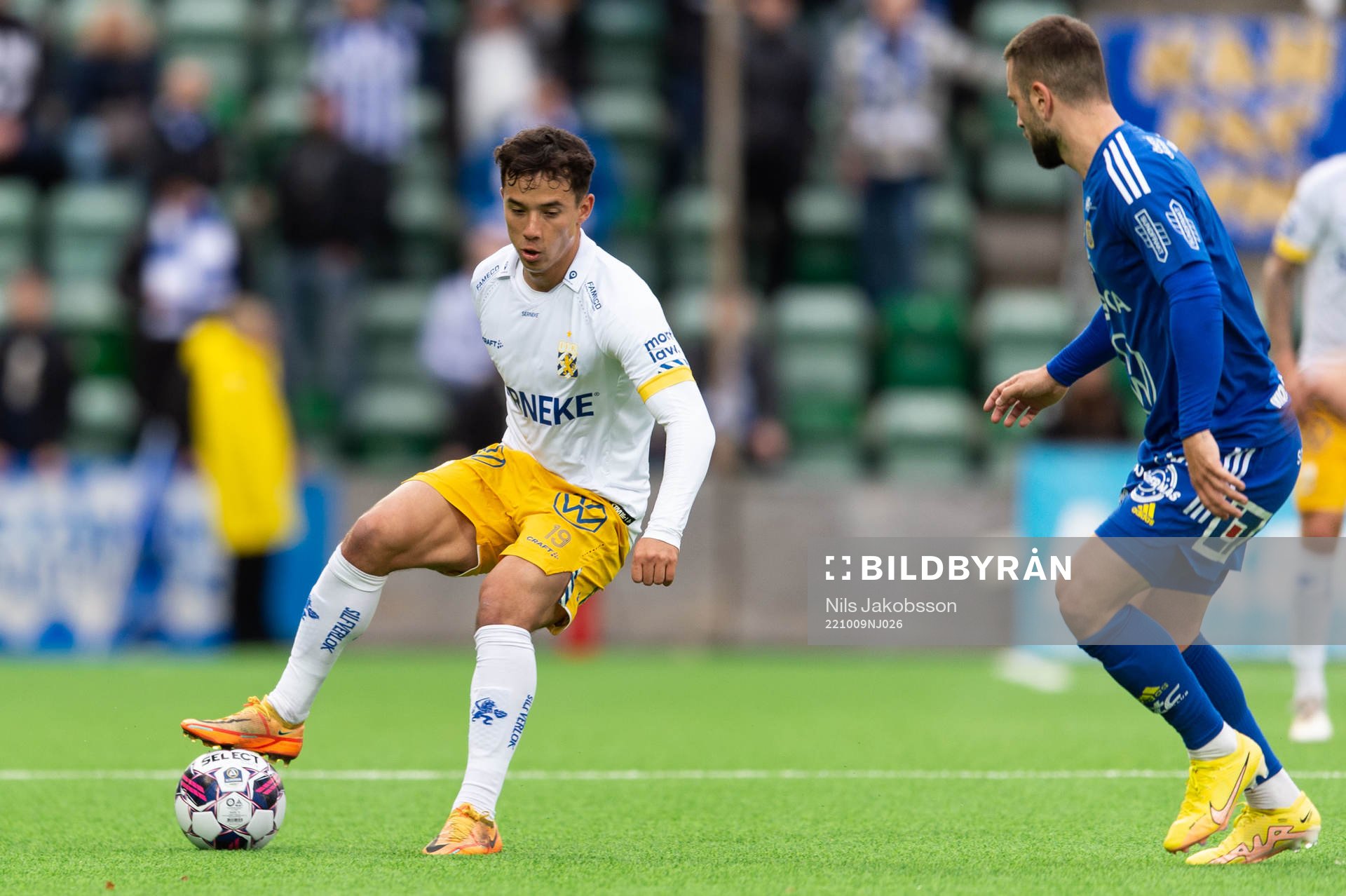 IFK Göteborgs Hussein Carneil och GIF Sundsvalls Peter