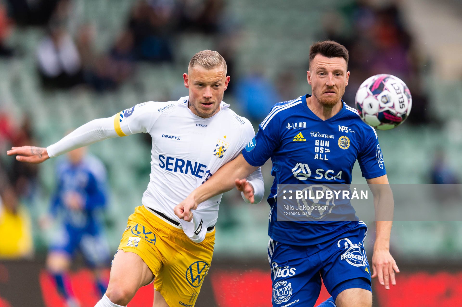 IFK Göteborgs Erik Sorga och GIF Sundsvalls Alexander
