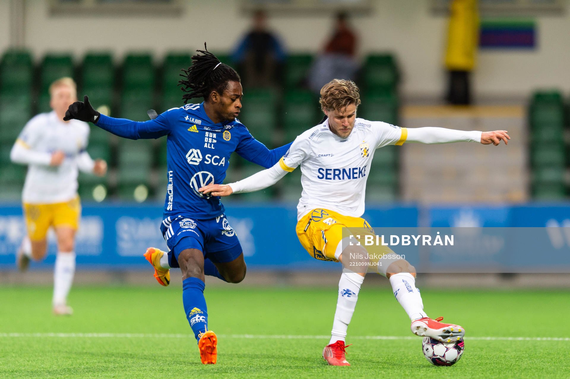 GIF Sundsvalls Ronaldo Damus och IFK Göteborgs Gustaf