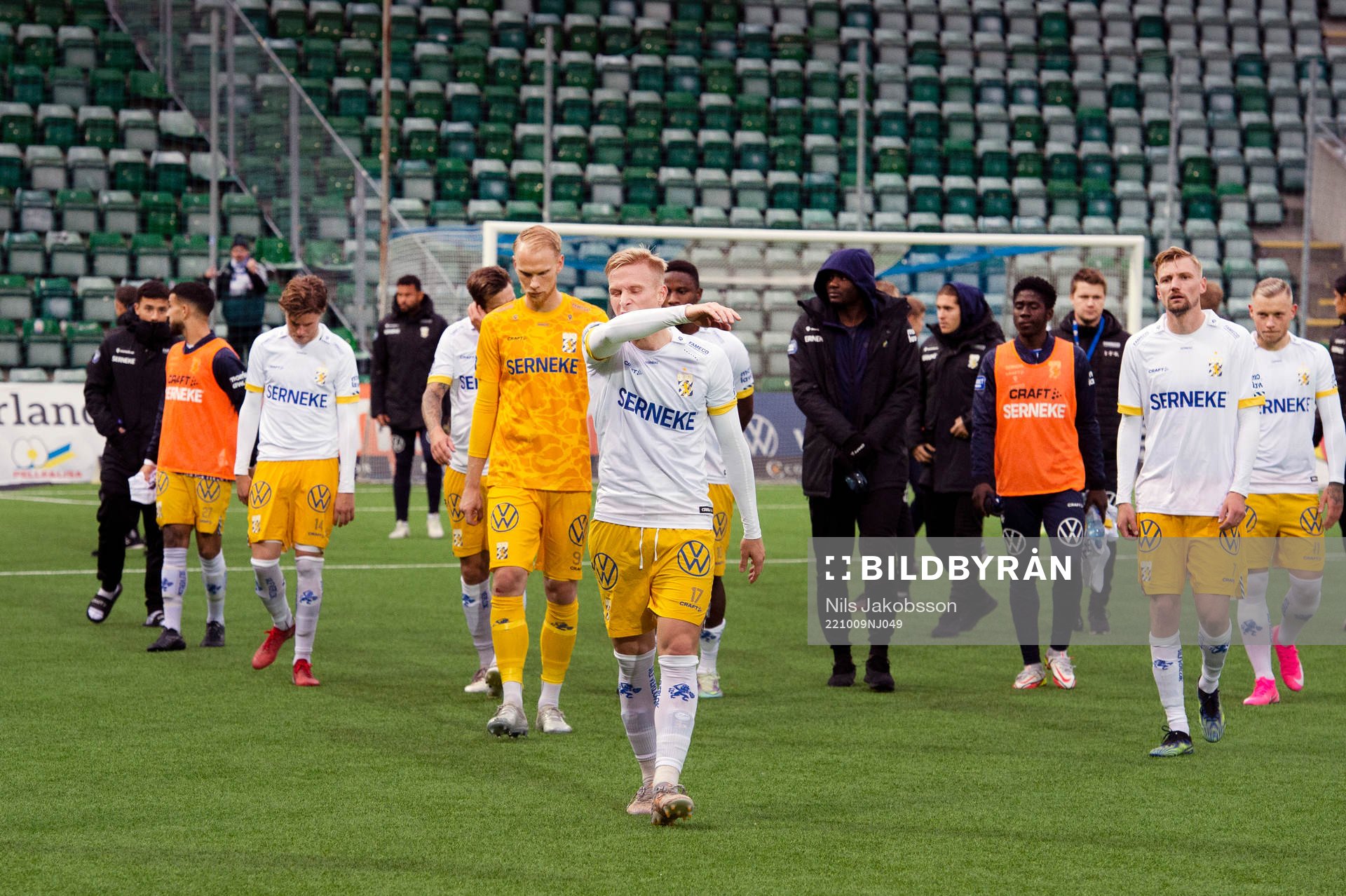 IFK Göteborgs Pontus Dahlberg och Oscar Wendt deppar
