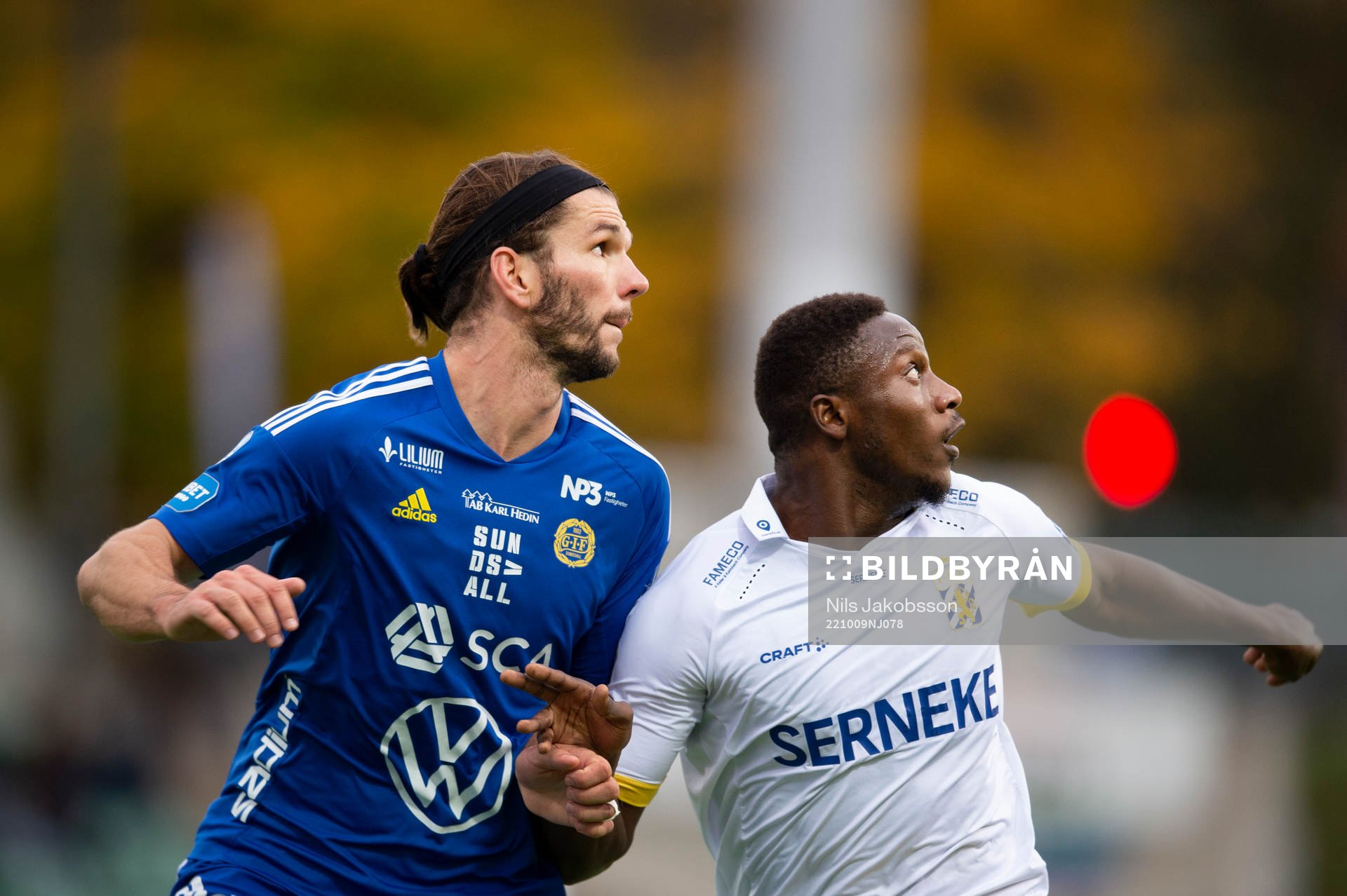 GIF Sundsvalls Forrest Lasso och IFK Göteborgs Suleiman
