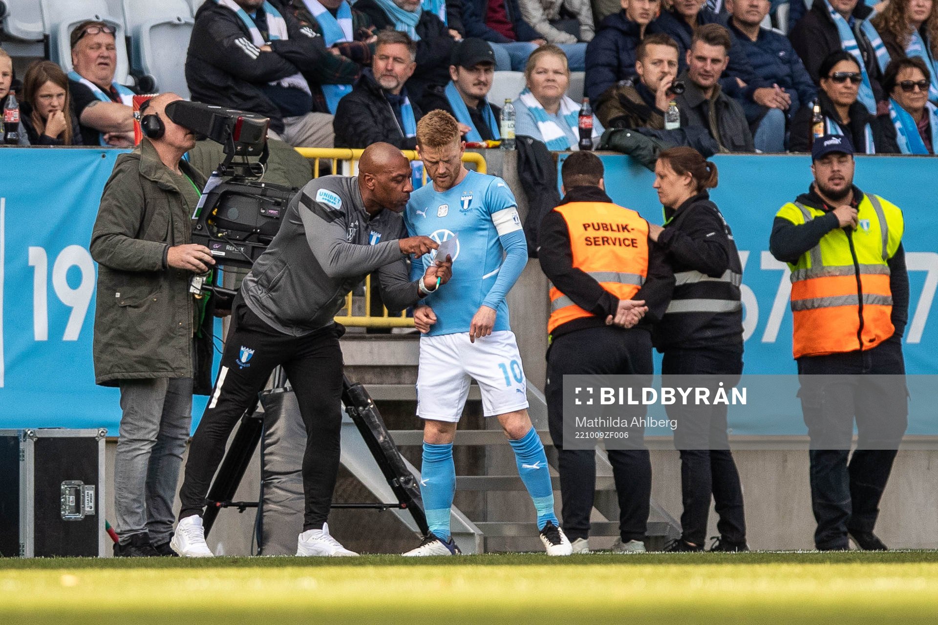 Malmö FFs assisterande tränare Jeffrey Aubynn och Anders