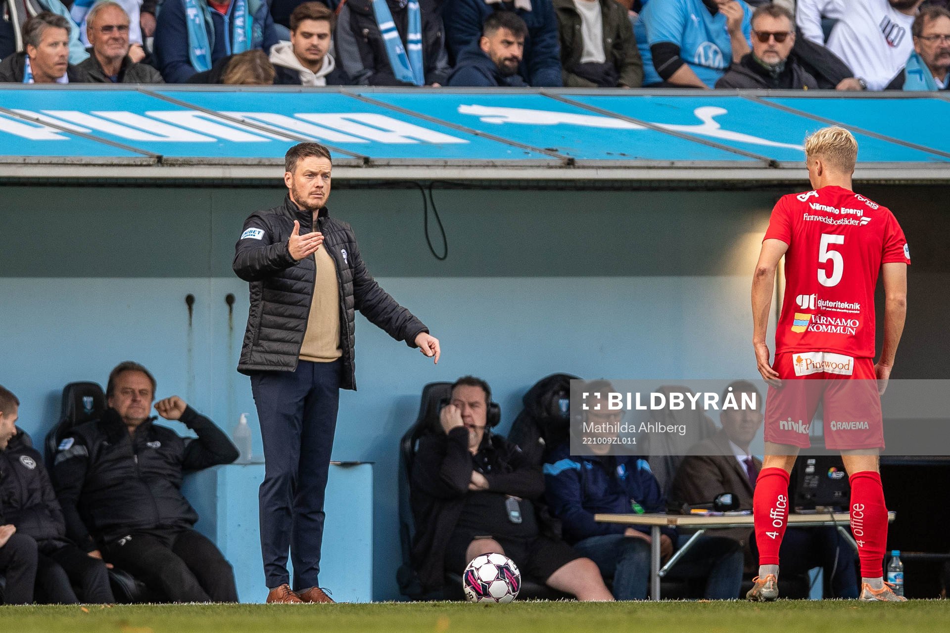 Värnamos tränare Kim Hellberg