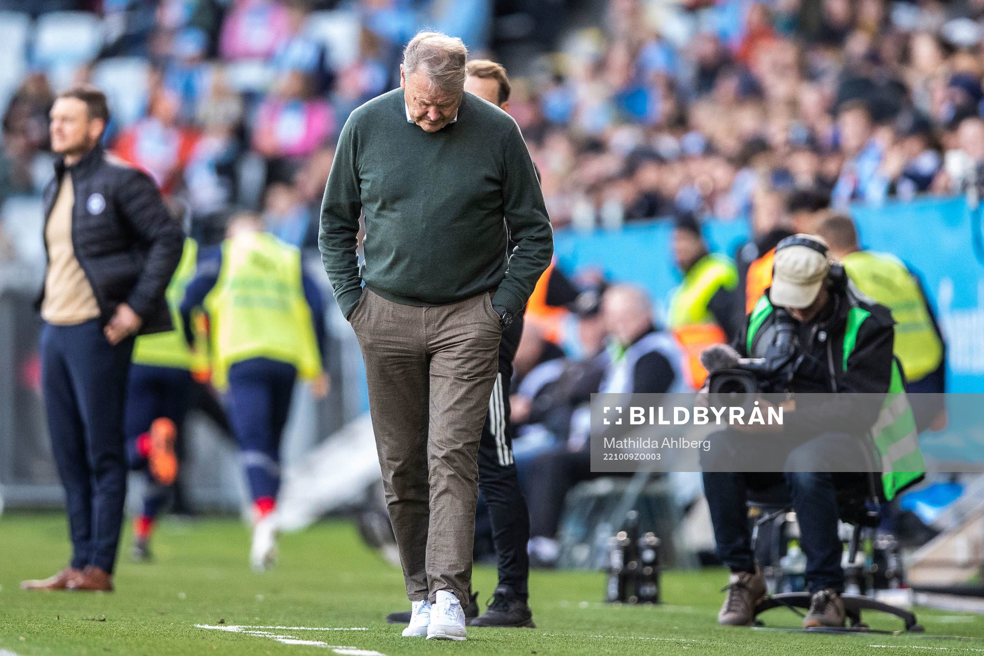 Malmö FFs tränare Åge Hareide deppar