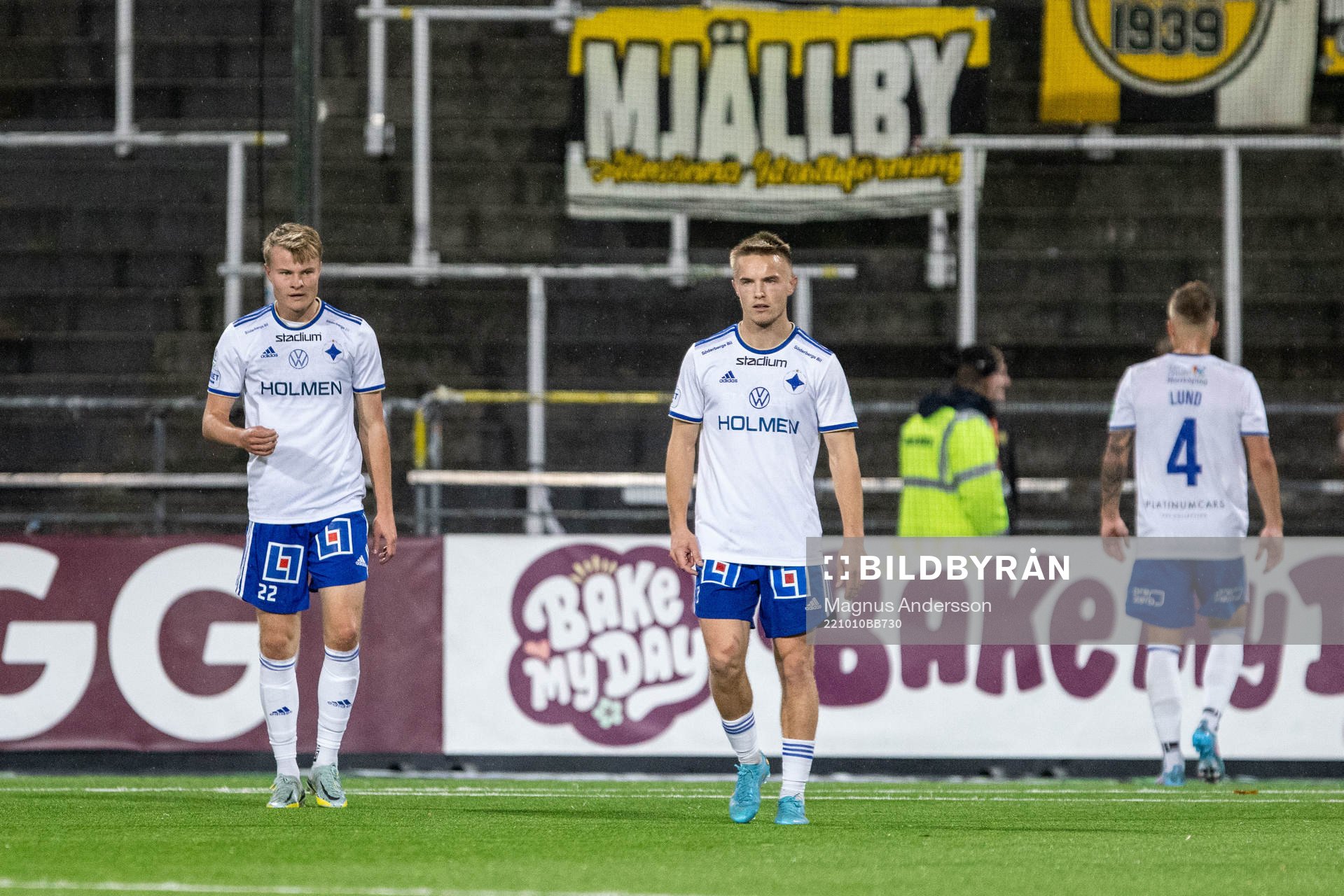 IFK Norrköpings Andri Lucas Gudjohnsen och Jacob Ortmark