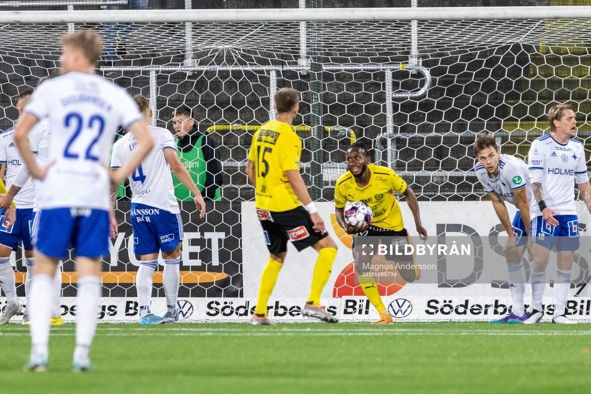 Mjällbys Carlos Moros Gracia jublar