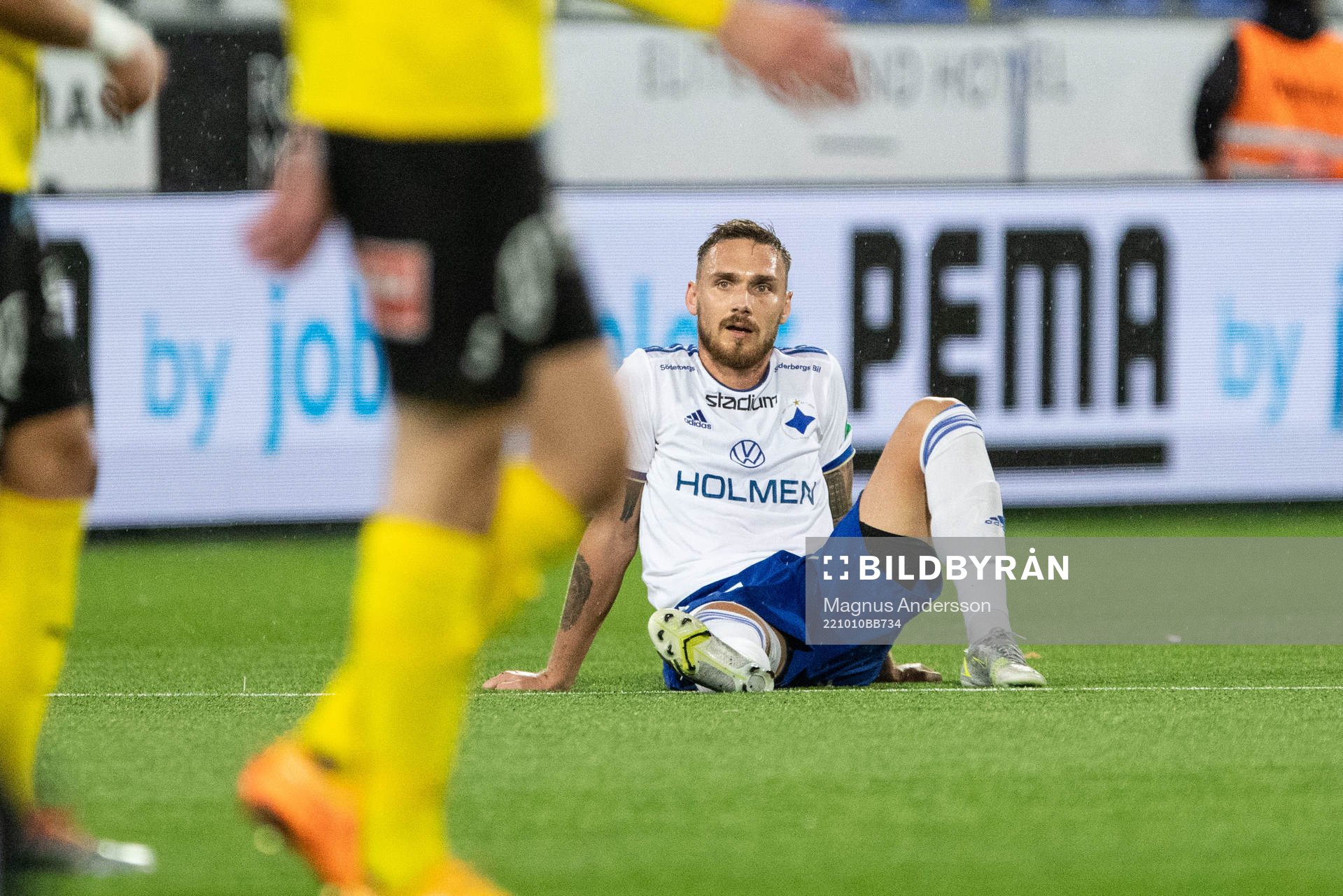 IFK Norrköpings Linus Wahlqvist Egnell deppar