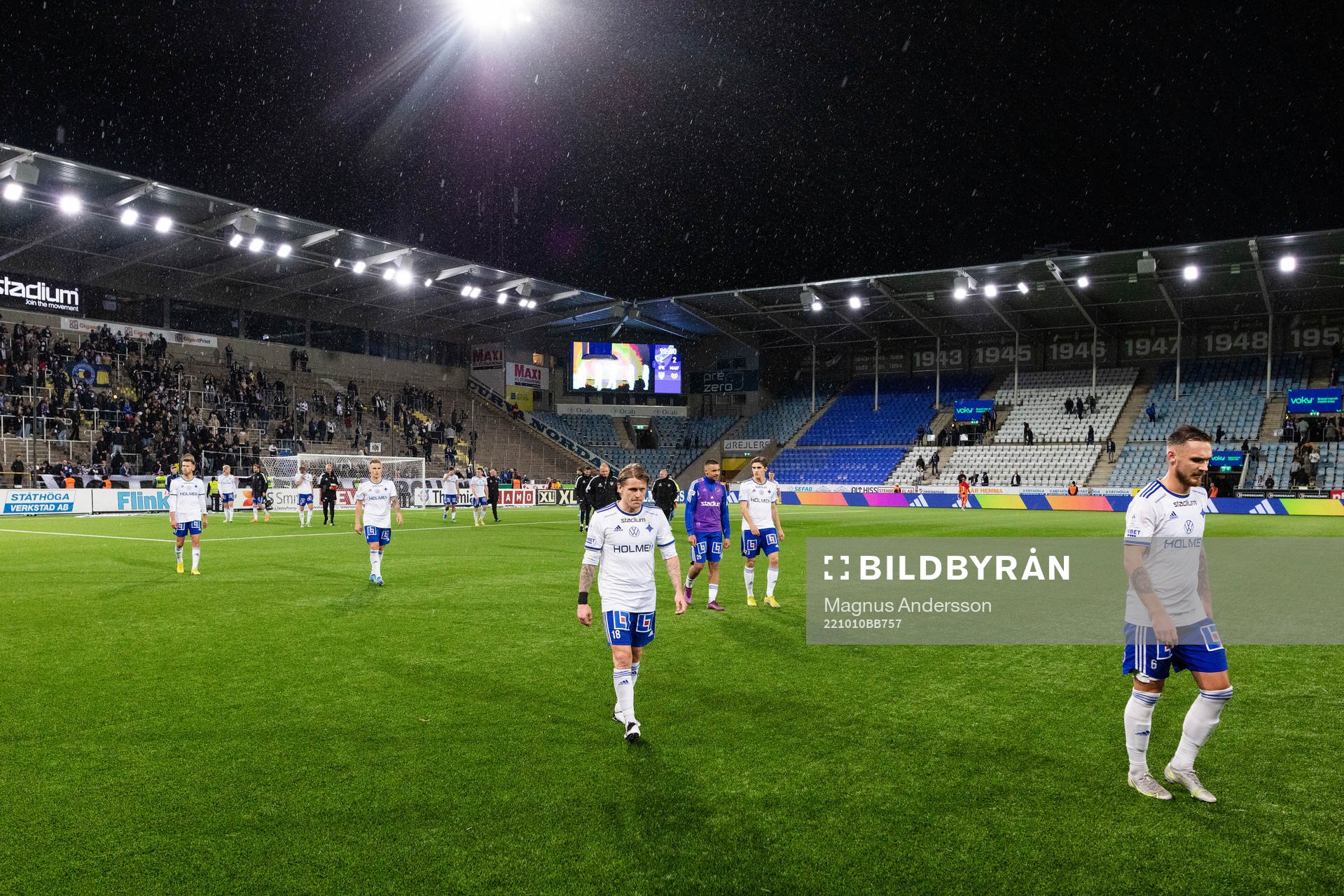 IFK Norrköpings Ari Freyr Skulason och Linus Wahlqvist