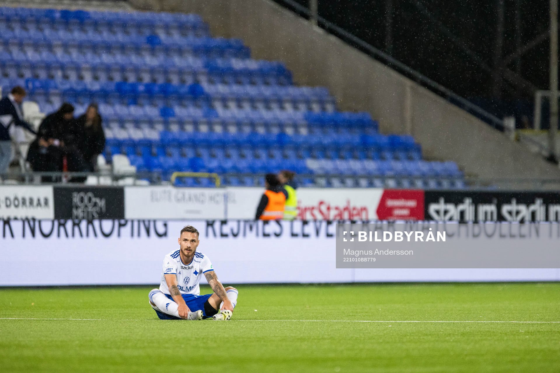IFK Norrköpings Linus Wahlqvist Egnell deppar