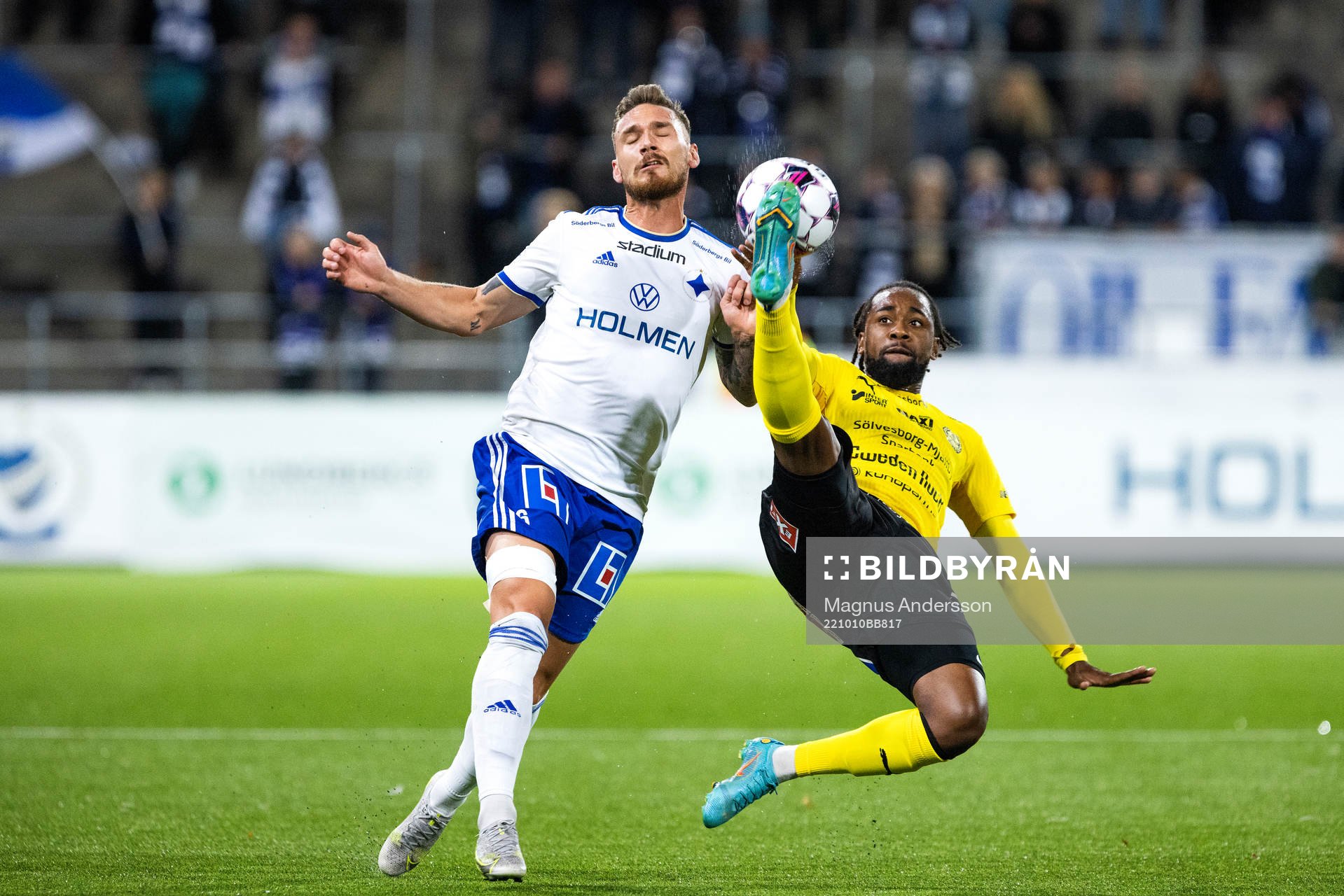 IFK Norrköpings Linus Wahlqvist Egnell och Mjällbys