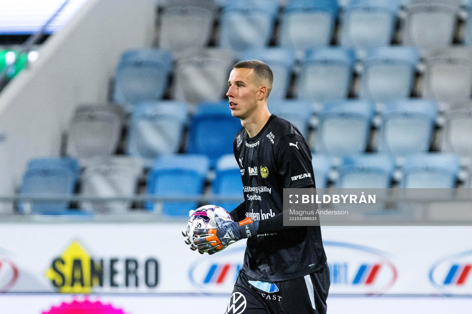 Mjällbys målvakt Samuel Brolin