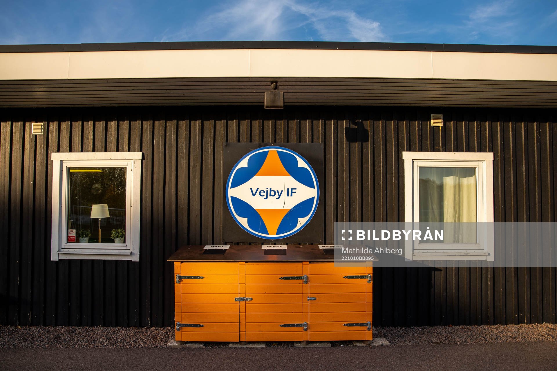 Interiör av Vejby idrottplats