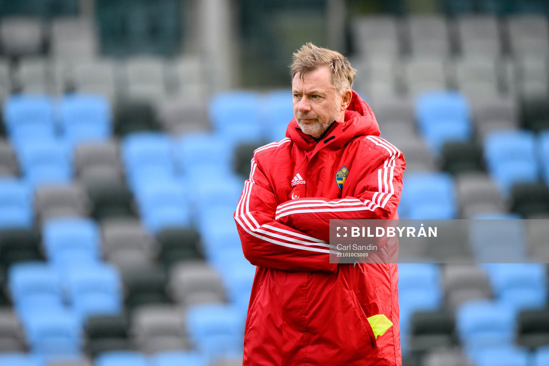 Head coach Peter Gerhardsson of the Swedish women's