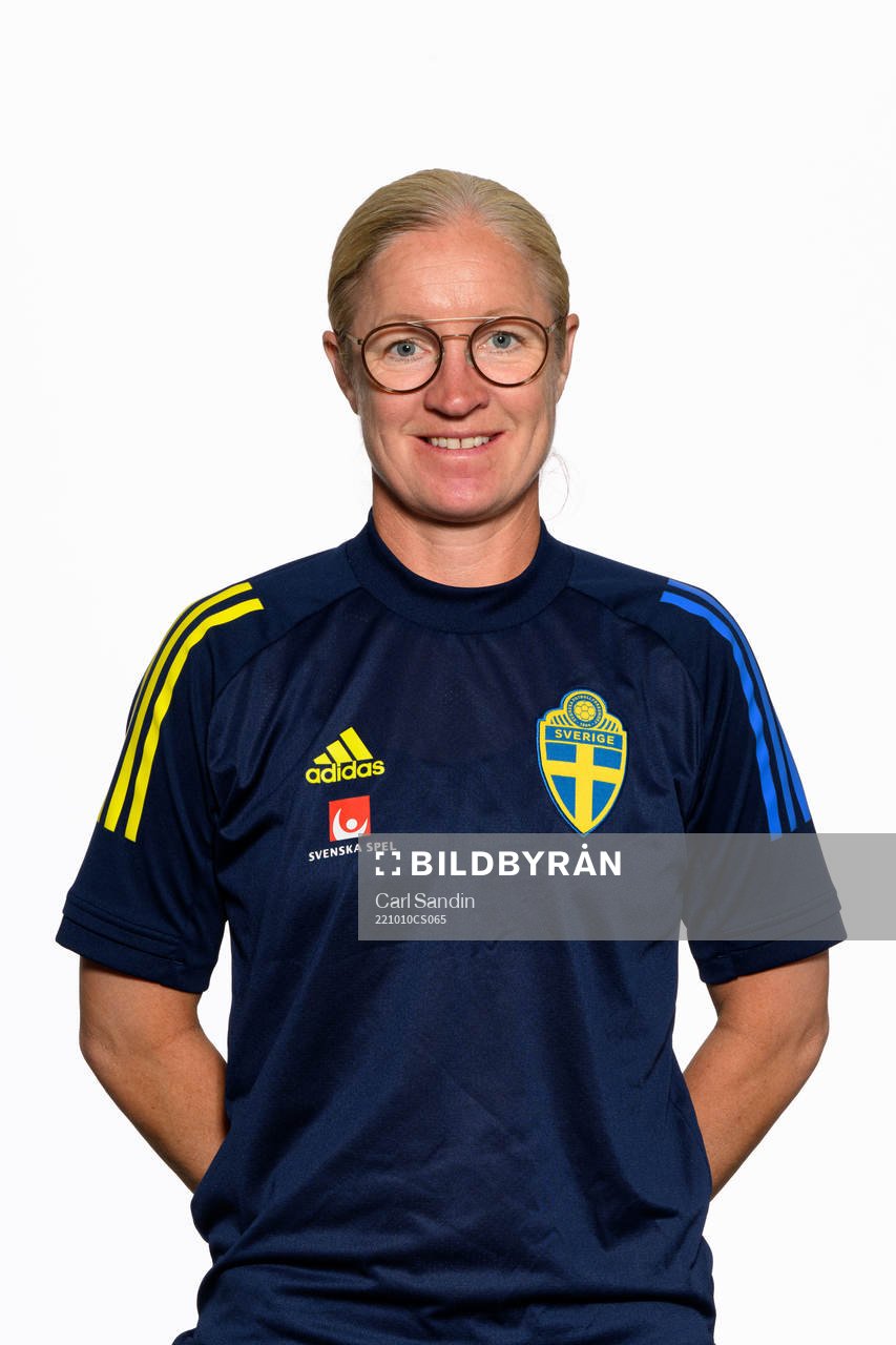 Victoria Sandell, assistant coach of the Swedish women's