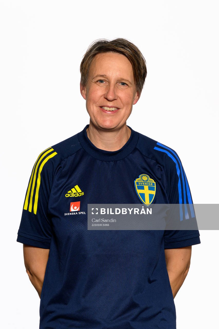 Jessica Karlsson, equipment manager of the Swedish women's