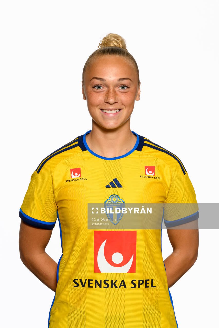 Hanna Bennison of the Swedish women's national football