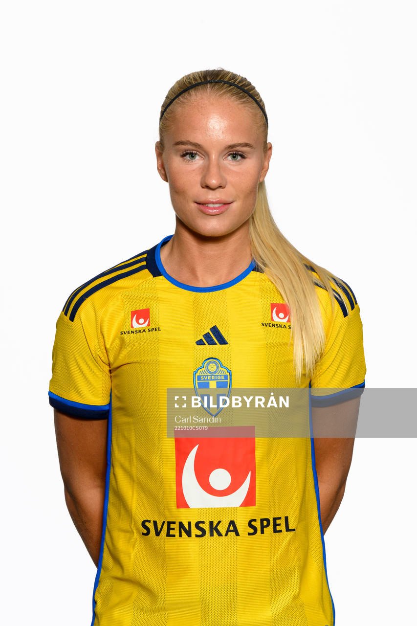 Stina Lennartsson of the Swedish women's national football