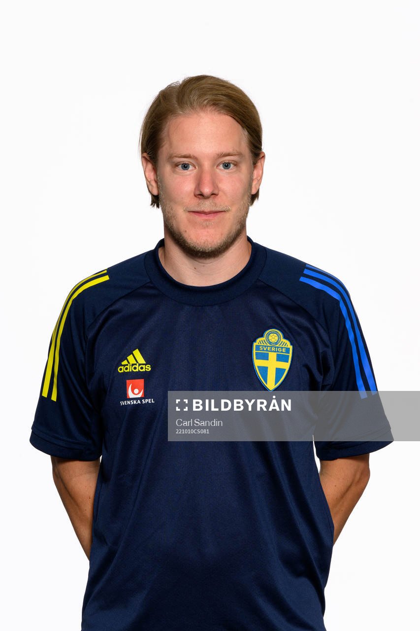 Fredrik Madestam, media officer of the Swedish women's