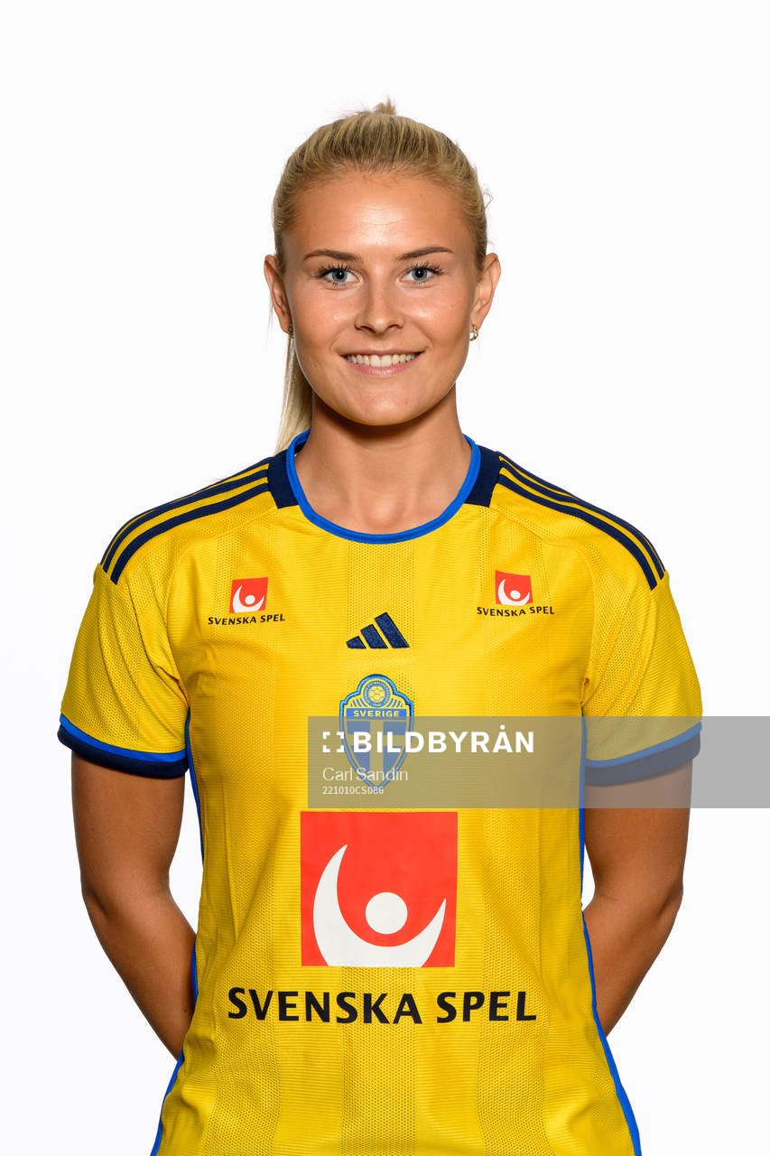 Amanda Nilden of the Swedish women's national football team